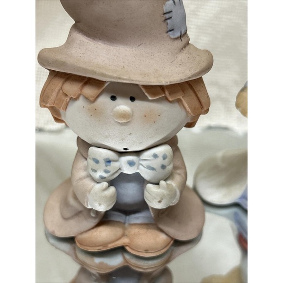 Bumpkins Bisque Porcelain Bride & Groom Figurines Fabrizio George Cake Toppers - Picture 7 of 10